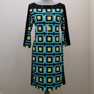 Colorful Banana Republic Career Shift Dress
